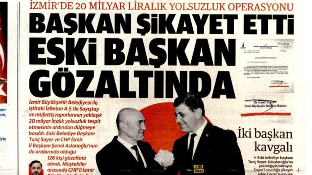 Yandaş medyanın manşeti AKP’li Kadir Topbaş ve Melih Gökçek’i hatırlattı