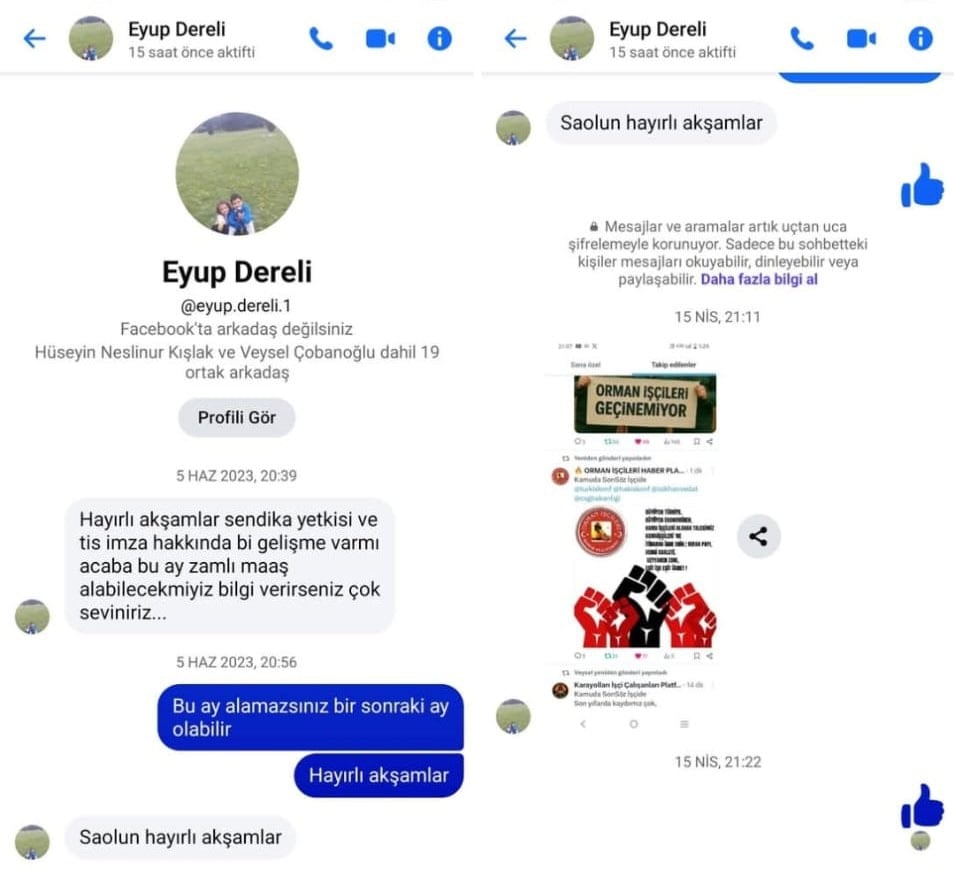 Yangında şehit olan işçinin son mesajında Türkiye'nin gerçek gündemi gizli!