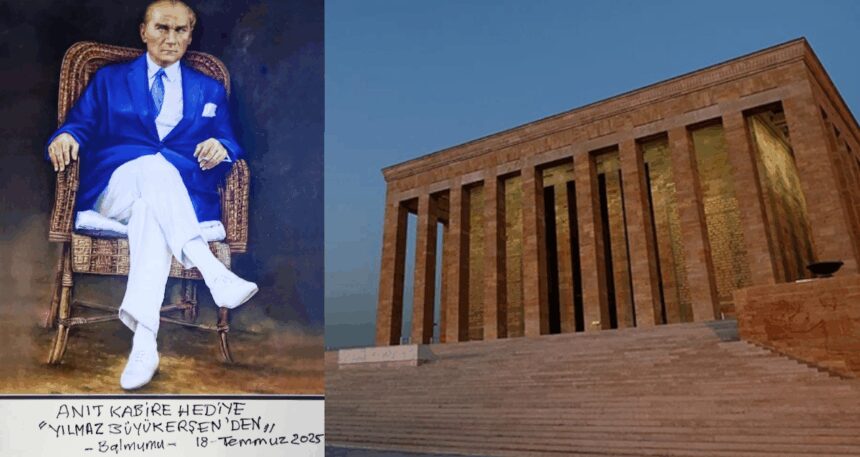 Yılmaz Büyükerşen’den Anıtkabir’e muhteşem hediye