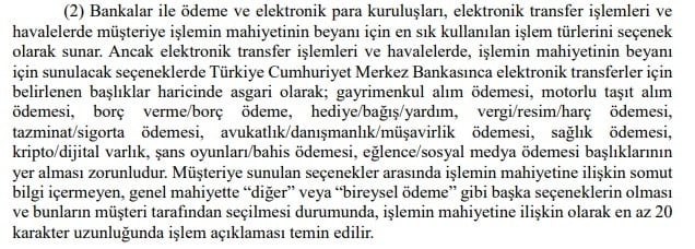 1 Ocak'ta resmen başlıyor: IBAN'a para transferinde bu açıklamayı yazmak artık zorunlu olacak