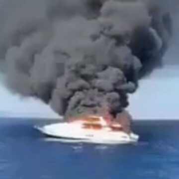 28 metrelik lüks yat küle döndü!