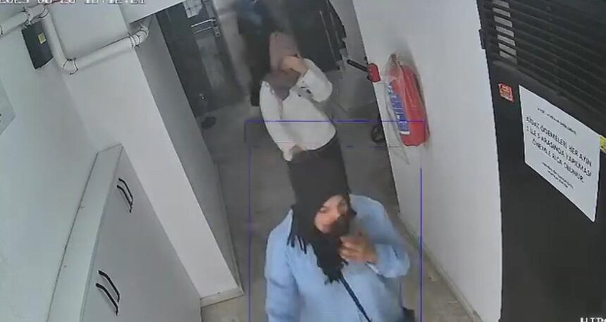 3 kadının hırsızlık girişimi kameralara takıldı