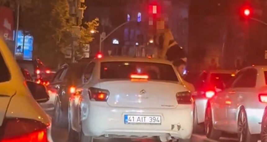 Adres bu kez Bağdat Caddesi: Araç üzerinde twerk çılgınlığı tam gaz devam ediyor!