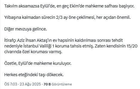 AKP'li Şamil Tayyar İBB iddianamesi için tarih verdi