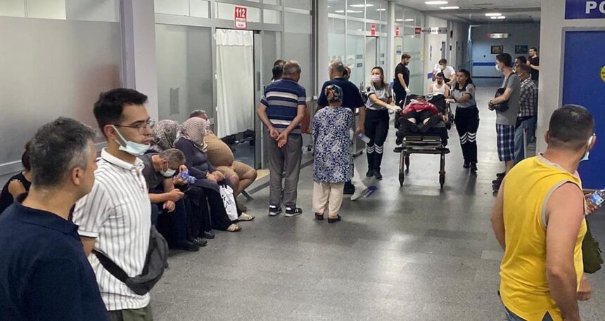 Akşam yemeği sonrası 50 işçi apar topar hastaneye kaldırıldı