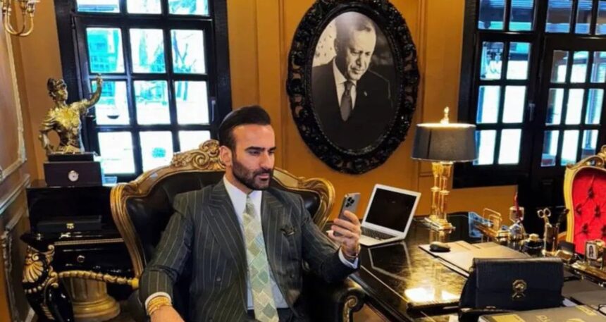 Altın varaklı odasındaki fotoğrafıyla gündem olan avukat tutuklandı