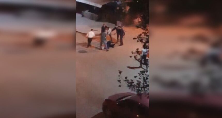 Ankara’da sokak ortasında öldüresiye darp: O anlar kamerada
