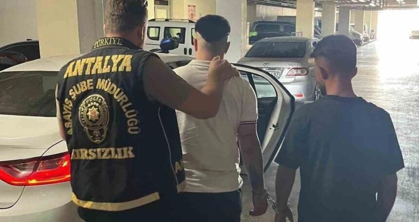 Antalya’da 1,7 milyon liralık hırsızlık şüphelisi tutuklandı