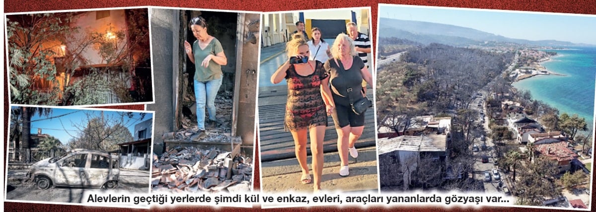 Ateş kuşatmasında kahraman bir kent