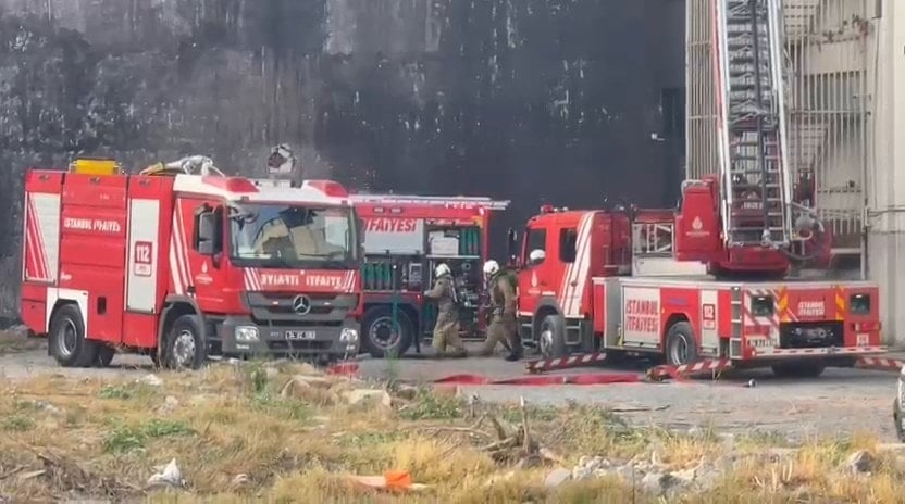 Bağcılar’da tekstil atölyesinde yangın!