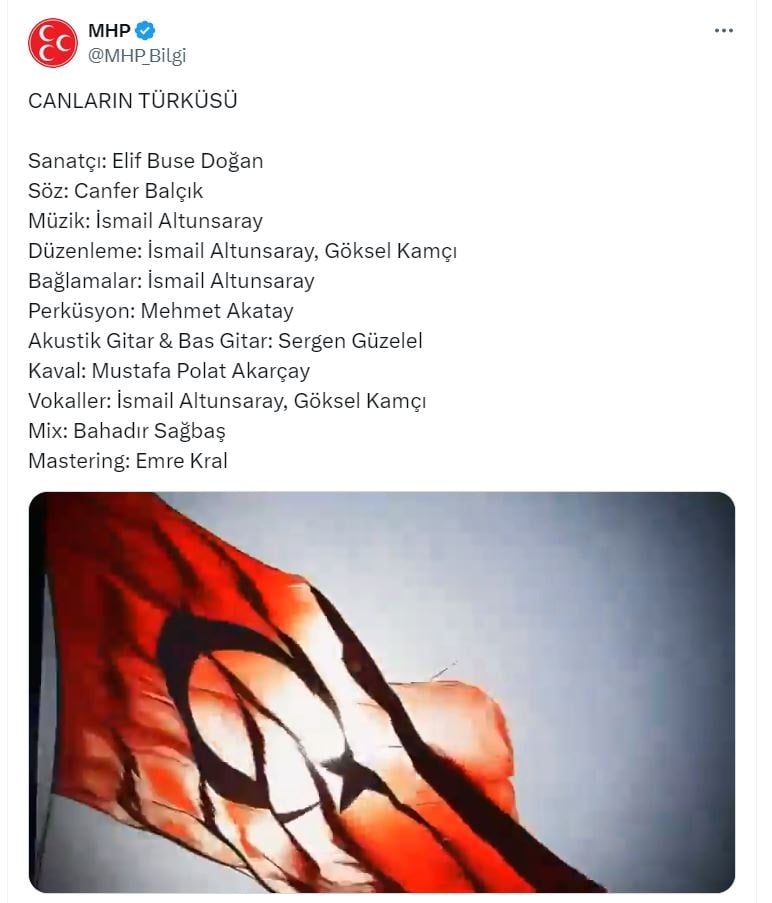 Bahçeli'nin talimatıyla yapılan cemevi için türkü yazıldı