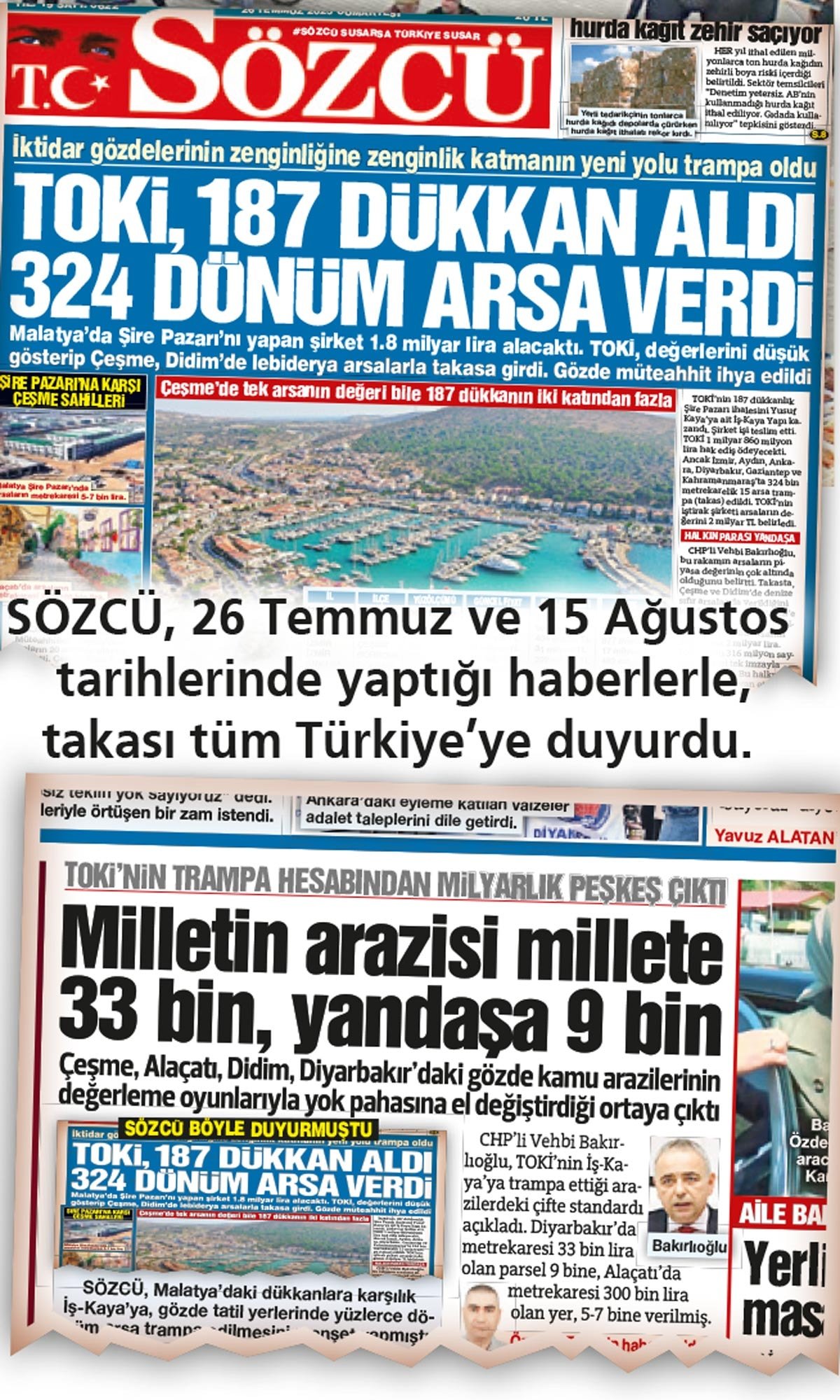 Ballı takas iptal şımdi hesap zamanı