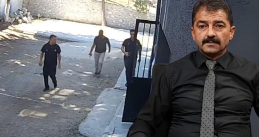 Belediye başkanı, taş döşemeyen zabıtaları sopayla darbetti