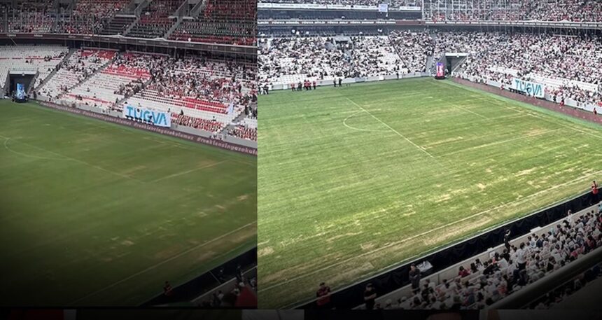 Beşiktaş Stadı’nda çileden çıkartan görüntü