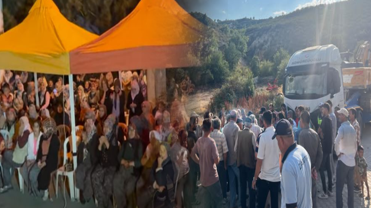 Binlerce köylü gece vakti ayağa kalktı madene karşı tek yumruk oldu!