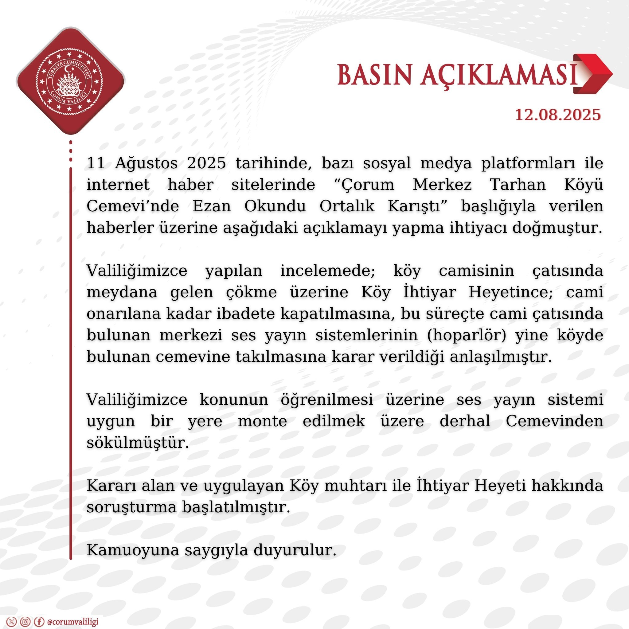 Bir şehri karıştıran olay! Cemevi'nde ezan okundu