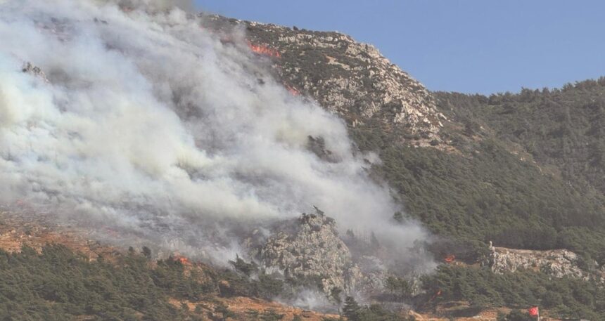 Bir yangın da Antakya’da başladı