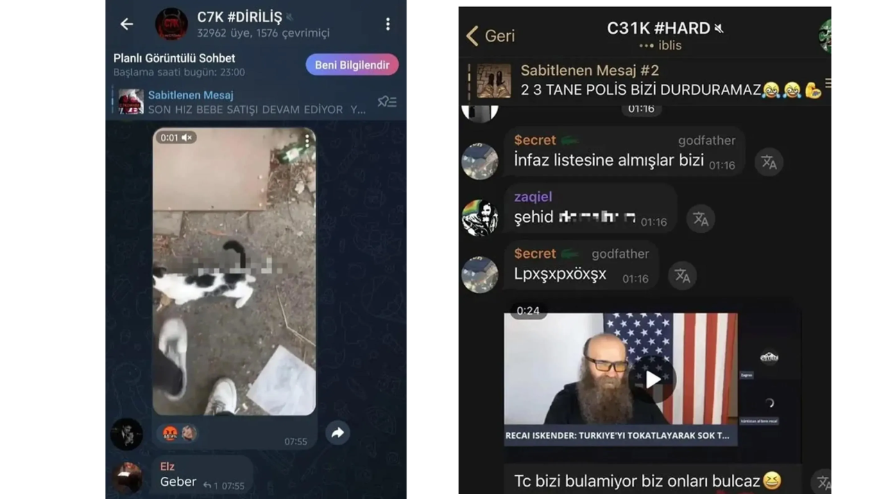 "C7K" ile "C31K"çeteleri ifşa oldu: Canlı yayında işkence rezaleti!