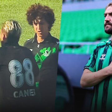 Caner Erkin yeni takımıyla ilk maçında kırmızı kart gördüff