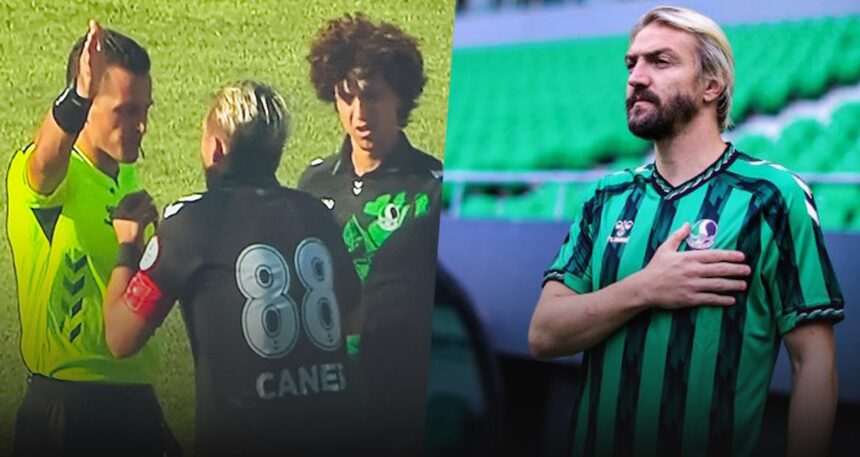 Caner Erkin yeni takımıyla ilk maçında kırmızı kart gördüff