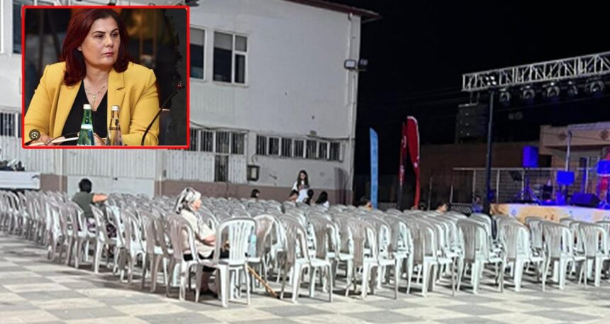 Çeştepe’de Çerçioğlu protestosu: Konser boş kaldı