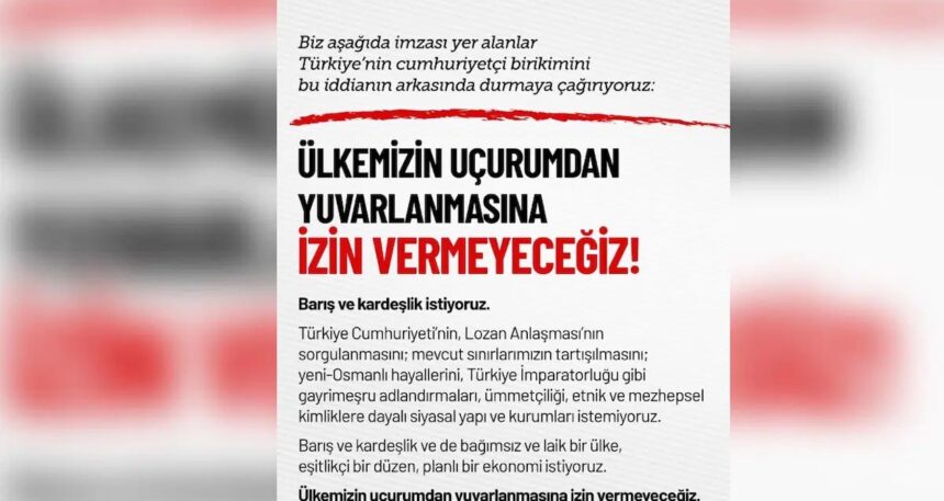 Cumhuriyetçi aydınlardan imza kampanyası