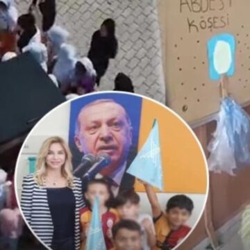 Devlet okullarında küçük çocuklara AKP propagandalı abdest köşesi, şeytan taşlama…