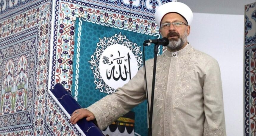 Diyanet’in tatil hutbesi Erbaş’ın kızına işlemedi