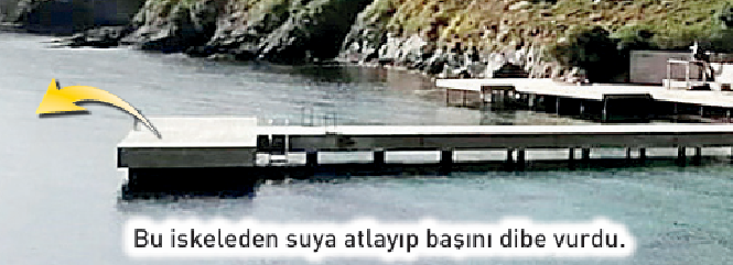 Doğa sporcusunun iskeleden atlarken boynu kırıldı