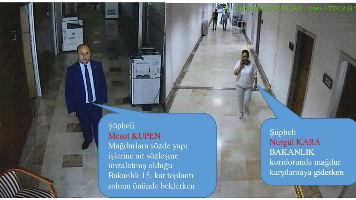 Dolandırıcılar bakanlıkta böyle cirit atmış