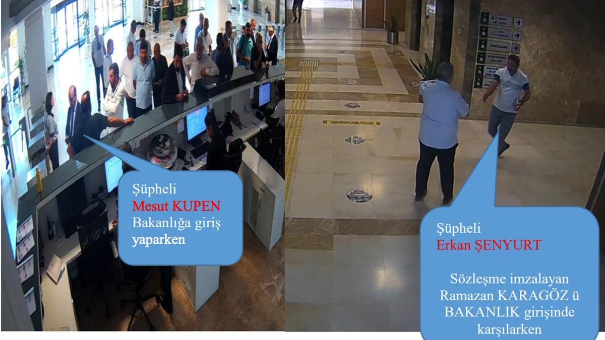 Dolandırıcılar bakanlıkta böyle cirit atmış