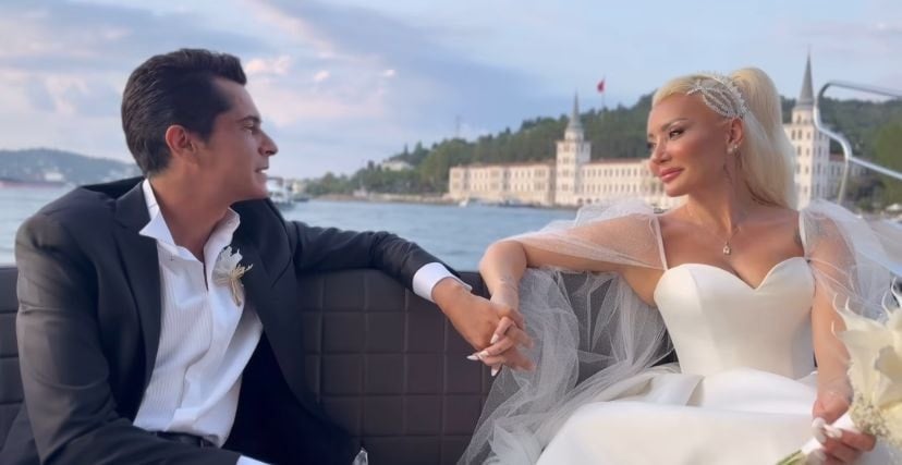 Duygu Kumarki-İsmail Hacıoğlu çifti bir kez daha nikâh masasına oturdu