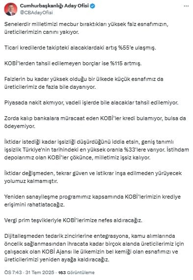Ekrem İmamoğlu'ndan sert tepki: 'İktidar değişmeden, yürüyecek yolumuz kalmadı'