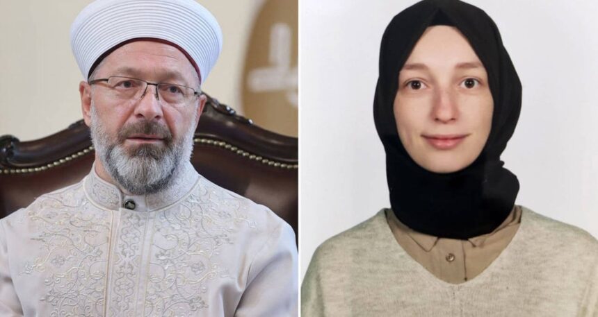Erbaş’ın kızına küsuratlı kadro