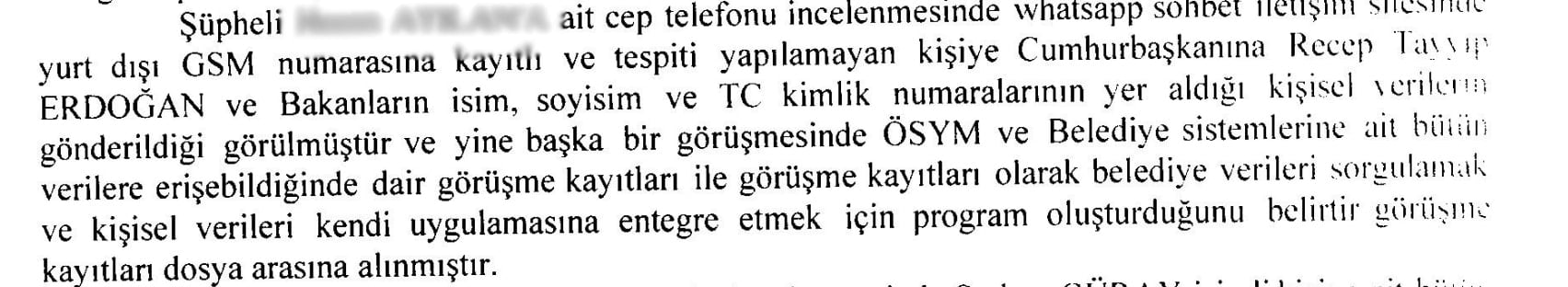 Erdoğan'ın kimlik verilerini de ele geçirmişler!