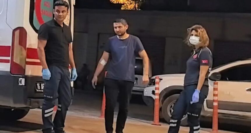 Fabrikada işçinin üzerine asit sıçradı!