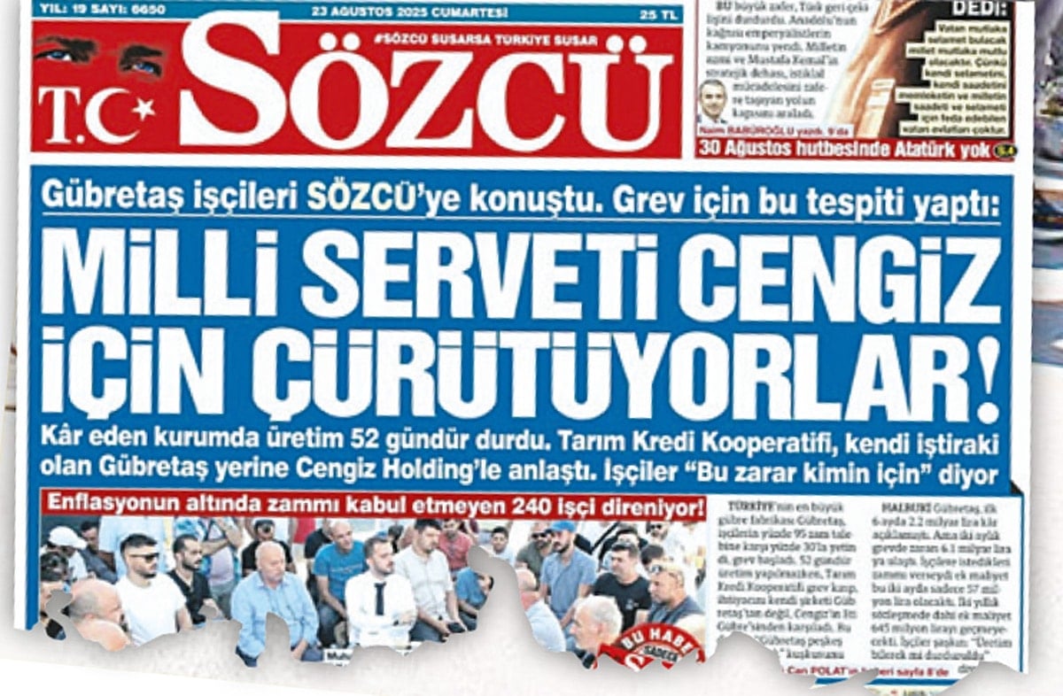 Gübretaş Meclis gündeminde