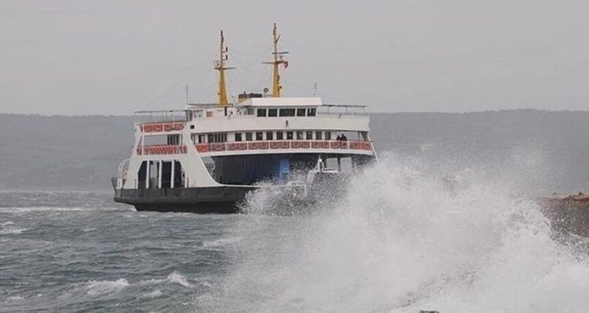Güney Marmara’da deniz ulaşımına fırtına engeli