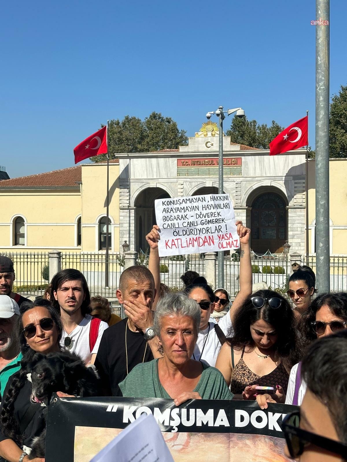 Hayvan Hakları Savunucularından Valilik önünde protesto