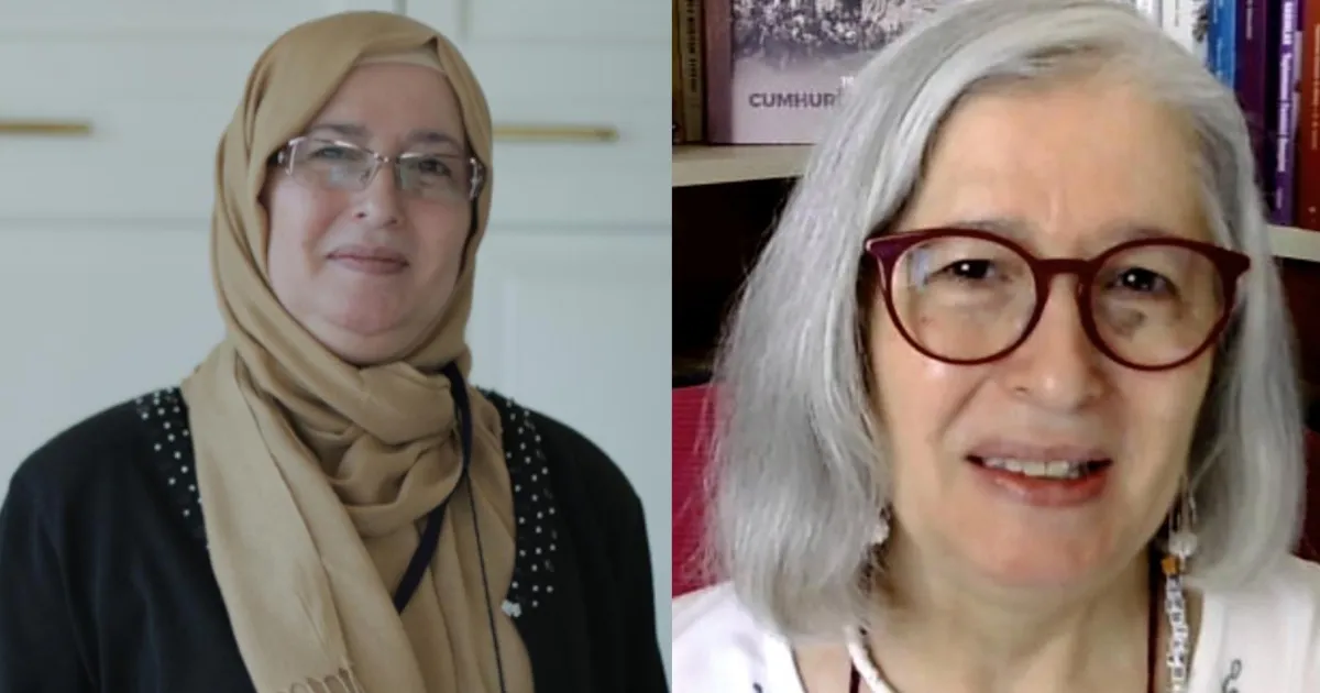 İlahiyatçı Emine Yücel canlı yayında başörtüsünü çıkardı