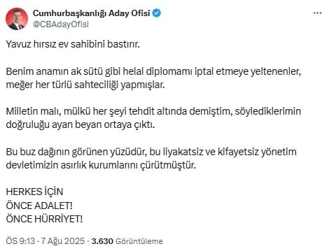 İmamoğlu'nun o sözleri dikkat çekti: 'Meğer her türlü sahteciliği yapmışlar'