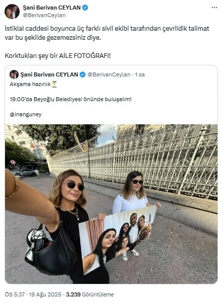 İnan Güney'e fotoğraf yasağı iddiası! 'Talimat var' diye engellenmek istendi