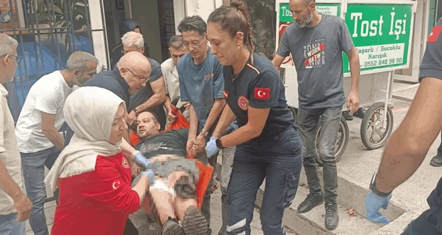 İş yerini basıp husumetlisini yaraladı