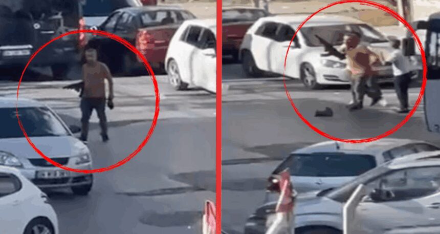 İstanbul’da pompalı tüfekle sokağa çıkıp yolu kapattı