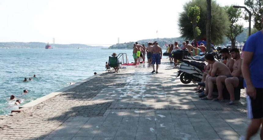 İstanbullular soluğu sahillerde aldı