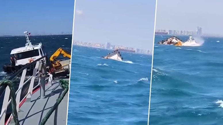 İstanbul'u fırtına vurdu; ağaçlar devrildi, denizde can pazarı yaşandı
