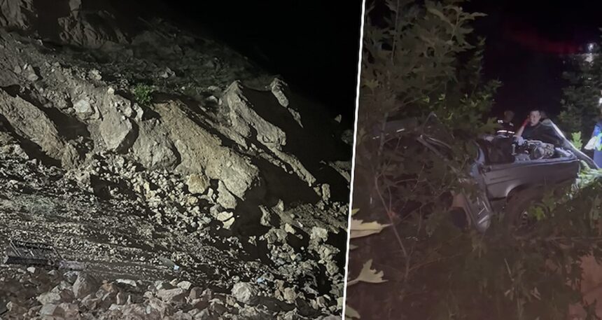 Kontrolden çıkan otomobil 70 metrelik uçuruma yuvarlandı: 1’i çocuk 5 kişi öldü