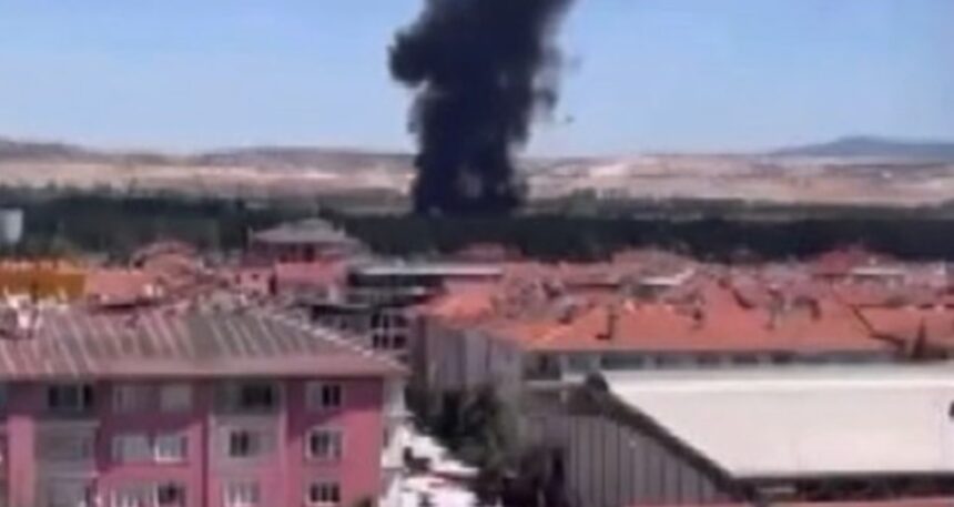 Kütahya’da tugay komutanlığında yangın çıktı