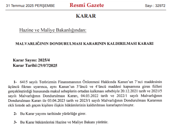 Mal varlıklarının dondurulması kararı iptal edilen 5 kişi katliama karışan Hizbullahçı çıktı