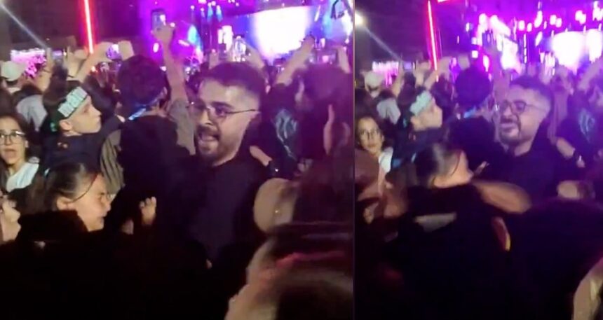 Manifest konserinde kadına şiddet! Ortalık karıştı